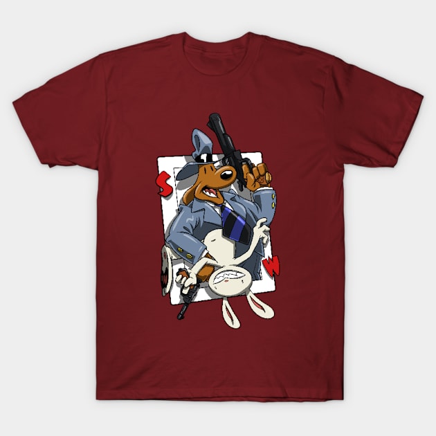 Wild Jokers (pixel) T-Shirt by ClayGrahamArt